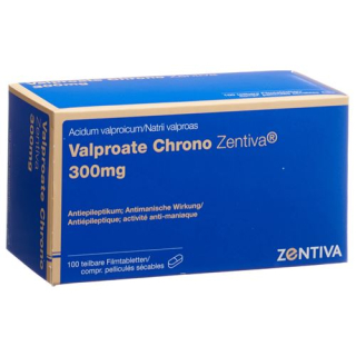 Valproato Chrono Zentiva Filmtabl 300 mg 100 uds