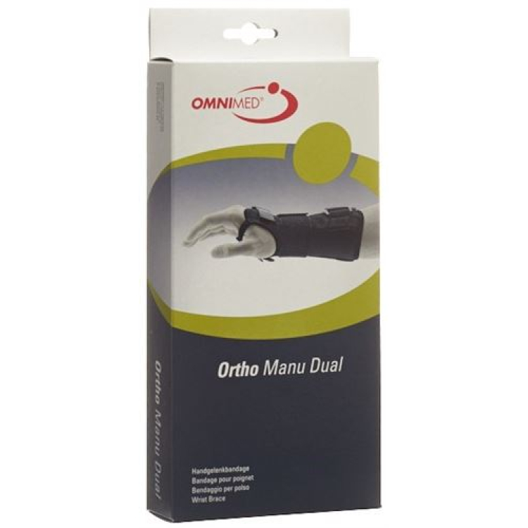 OMNIMED Ortho Manu Dual muñequera S negro