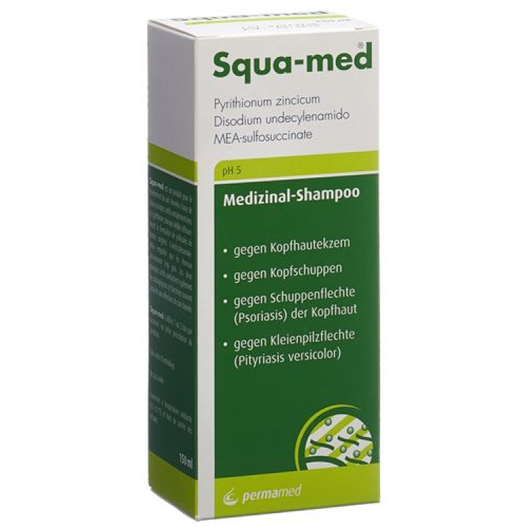 שמפו Squa-Med Medizinal pH 5 tube 150 מ"ל