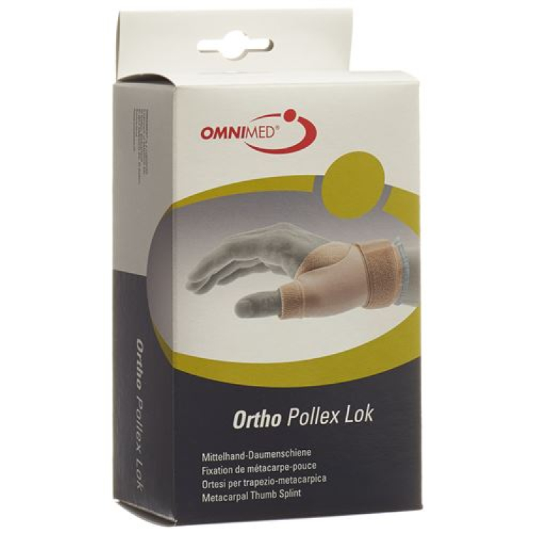 Polaina de polegar OMNIMED Ortho Pollex Lok Mitt 19-23cm direita