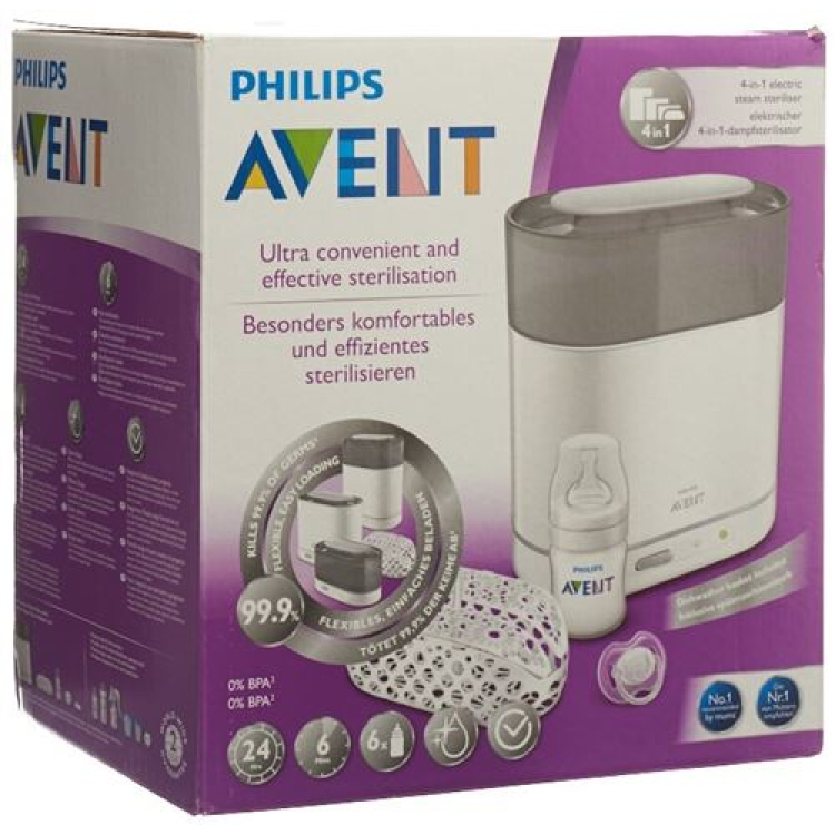 Esterilizador AVENT PHILIPS 4 en 1