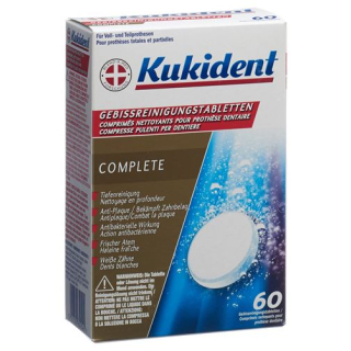 Kukident cleaning tabs fresh mint 60 pcs