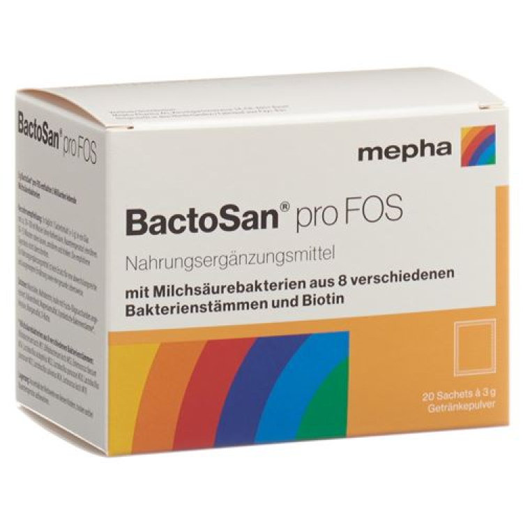 BACTOSAN na napój FOS w proszku 20 Btl 3 g