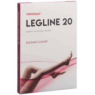 VENOSAN LEGLINE 20 A-T S negro 1 par