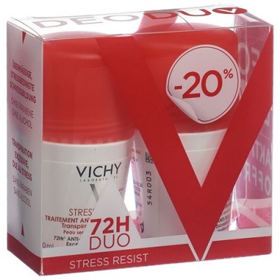 Vichy дезодорант stress resist duo -20% 2 рол-он 50 мл