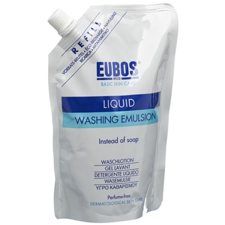 EUBOS soap liq unparf blue täidis 400 ml