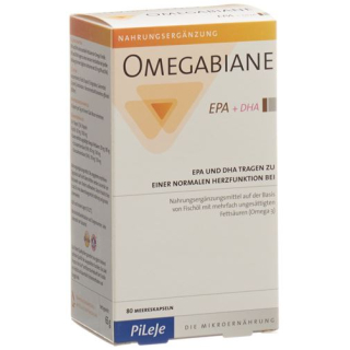 Omegabiane EPA + DHA Kaps 621 mg Blist 80uds