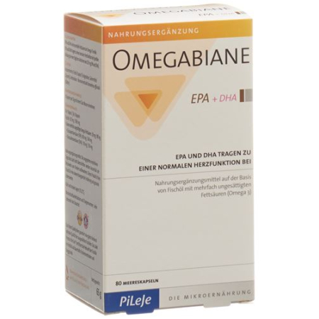 Omegabiane EPA + DHA Kaps 621 mg Blist 80 pcs