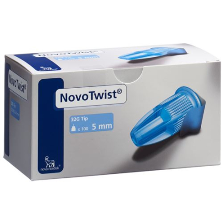 Novo Twist hypodermic needles 32G 5mm 100 pcs