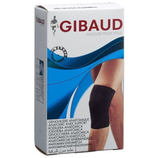 GIBAUD knee bandage anatomical size 3 45-51cm black