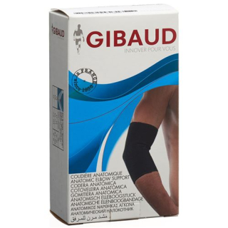 GIBAUD elbow bandage anatomical size 3 29-32cm black