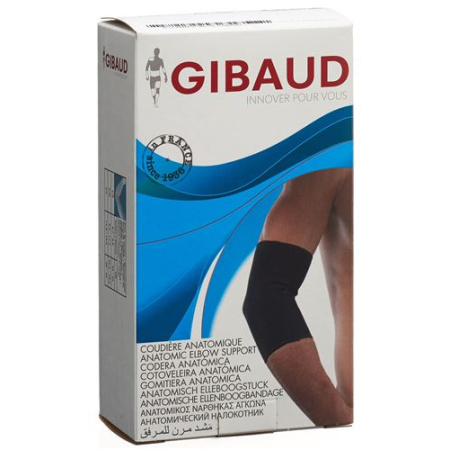Налокітник GIBAUD анатомічний Gr3 29-32см чорний