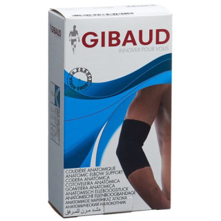 GIBAUD elbow bandage anatomical size 1 22-25cm black