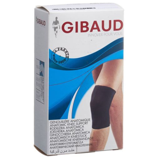 GIBAUD knee bandage anatomical size 2 38-45cm black