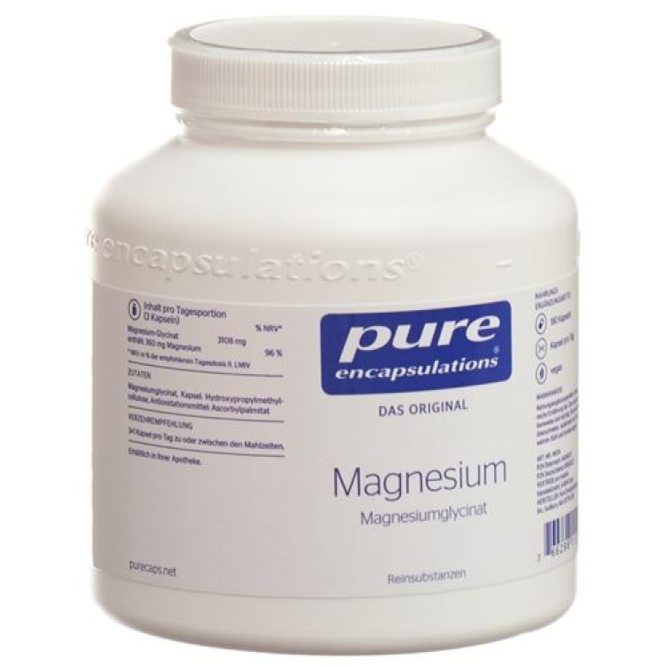 Puhdas magnesium magnesiumglysinaatti Ds 180 kpl