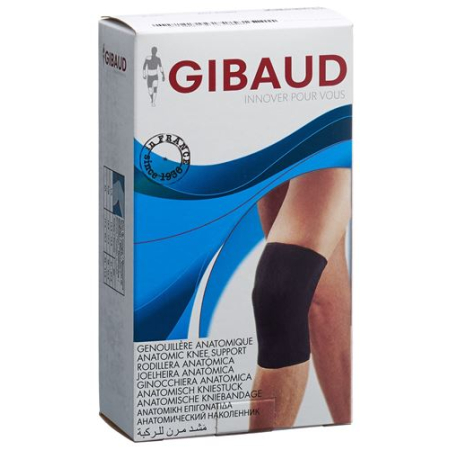 GIBAUD knee bandage anatomically Gr1 31-38cm black