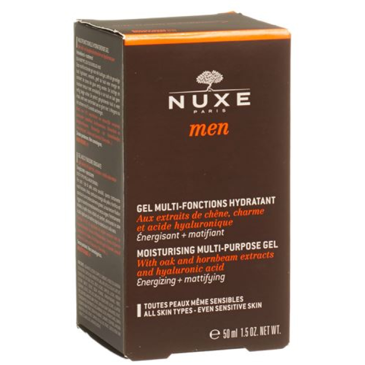 Nuxe Men гель ылғалдандырғыш көп функциялы 50 мл