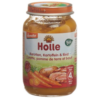 Holle сәбіз картоп сиыр еті деметр органикалық 190 г