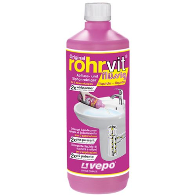 Rohrvit kanalisatsiooni puhastusvedelik valmis 1000 ml-ni