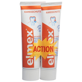 elmex CARIES PROTECTION toothpaste duo 2 x 75 ml