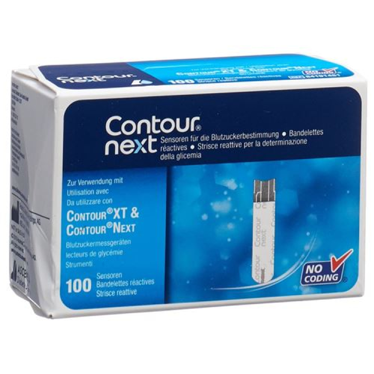 Contour Next sensorer 100 st