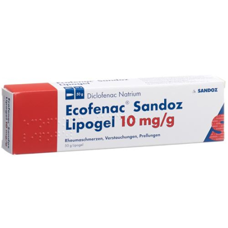 Ecofenac Sandoz Lipogel 1 % Tb 50 g