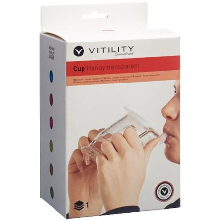 Vitility mug HandyCup Institution transparent