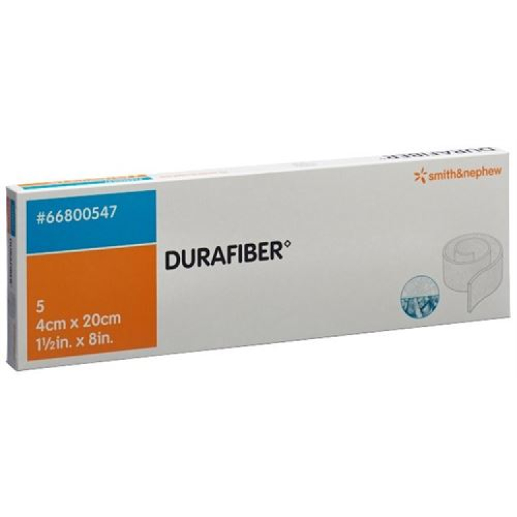 Επίδεσμος τραυμάτων Durafiber 4x20cm αποστειρωμένος 5 τεμ