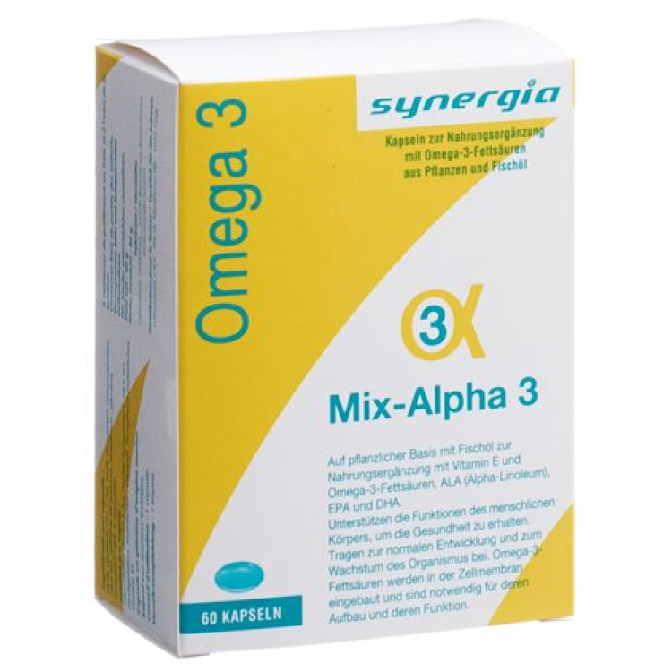 Bland Alpha 3 Omega 3 Kapsler 60 stk