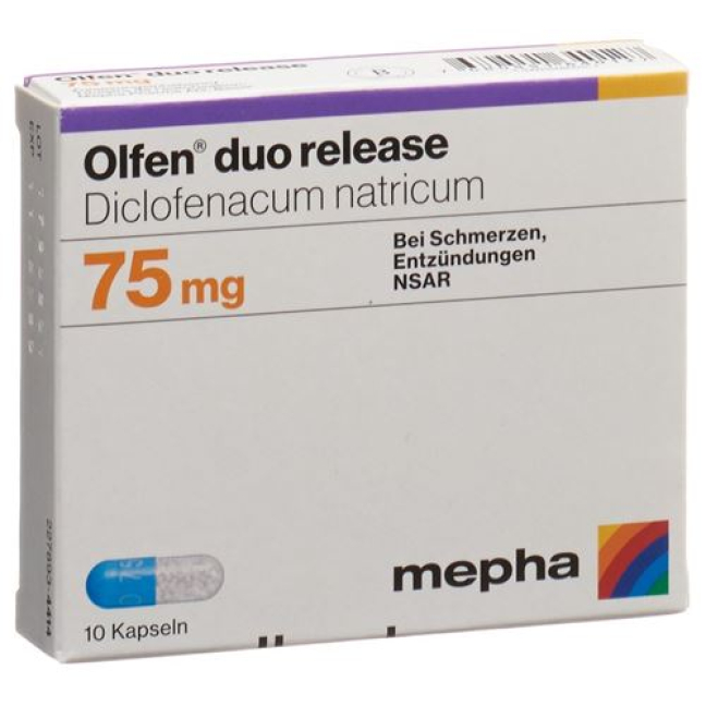 Duo helped release Kaps 75 mg 10 pcs