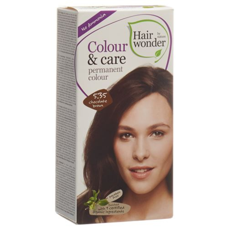 HENNA Hair Wonder Color & Care 5,35 šokolado ruda