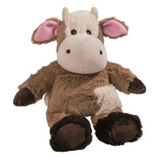 Beddy Bear peluche peluche vache blanc-marron