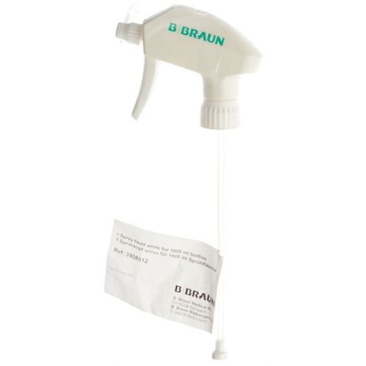 Braun valge pihustuspüstol pihustuspudelile 1000ml