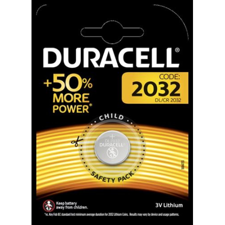 DURACELL CR2032 / 2032 / DL2032 - Blister 2 button lithium battery