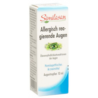 Similasan olhos reativos alérgicos Gd Opht Fl 10 ml