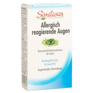 Similasan Reagujące alergicznie oczy Gd Opht Monodoses 20 x 0,4 ml