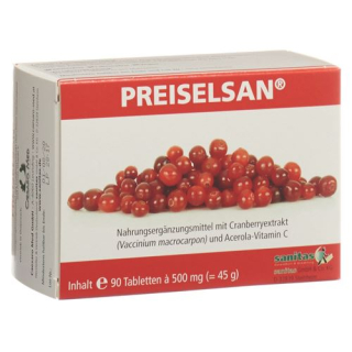 PREISELSAN with cranberry extract tabl 90 pcs