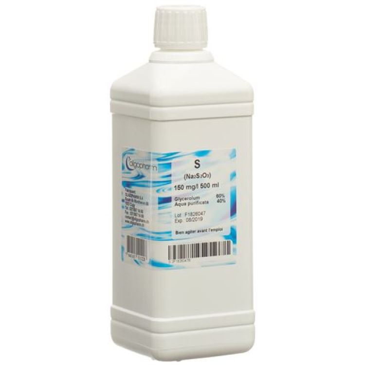 Oligopharm Sulfur Solvent 150 mg/l 500 ml