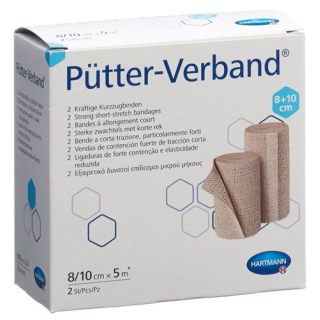 putter bandage 8/10cmx5m 2 pieces