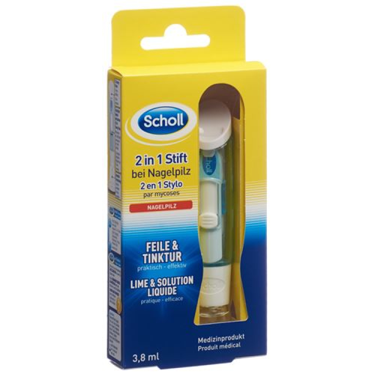 Scholl 2in1 pin en hongos en las uñas