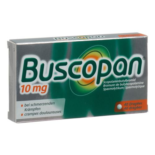 Buscopan drag 10 mg 40 ks