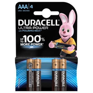 Duracell Ultra Power battery MN2400 AAA 1.5V 4 pcs