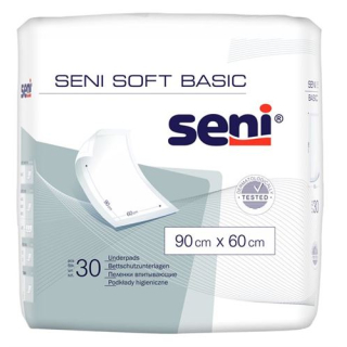 Seni Soft Basic underpads 90x60cm impermeable 30 pcs