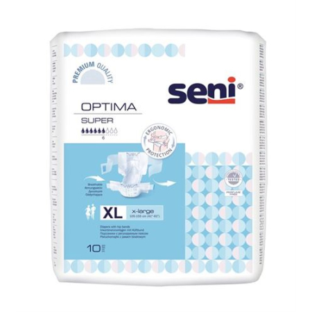 Seni Optima Super incontinence pad XL with waistband 1st suction power