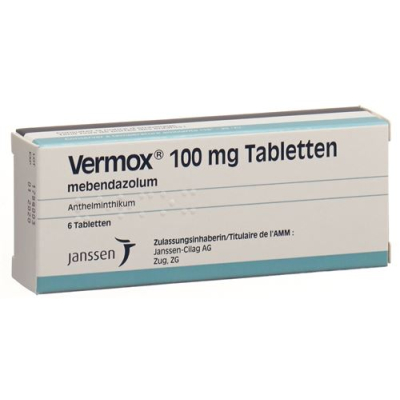 Vermox 100 mg 6 Tabletten