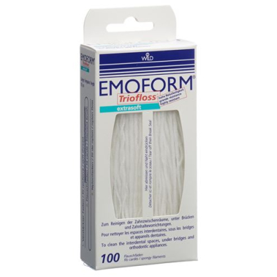 Emoform trio floss ទន់បន្ថែម 100 កុំព្យូទ័រ