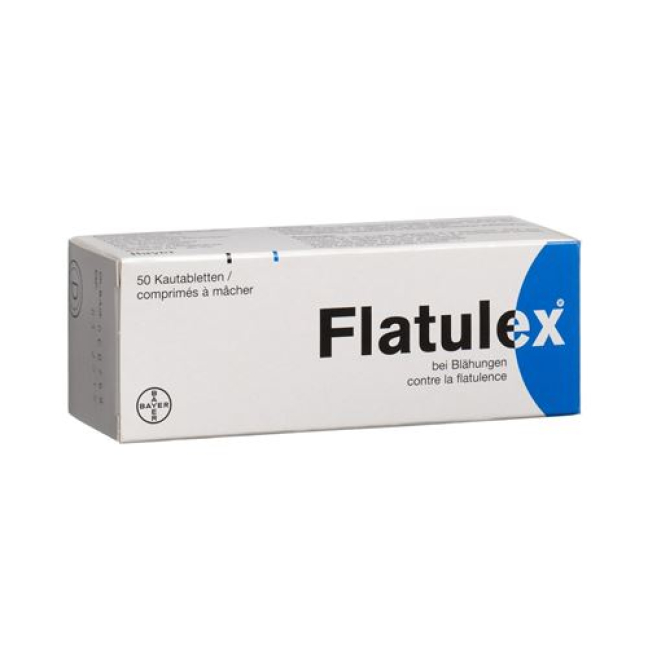 Flatulex 42 mg 50 chewable tablets