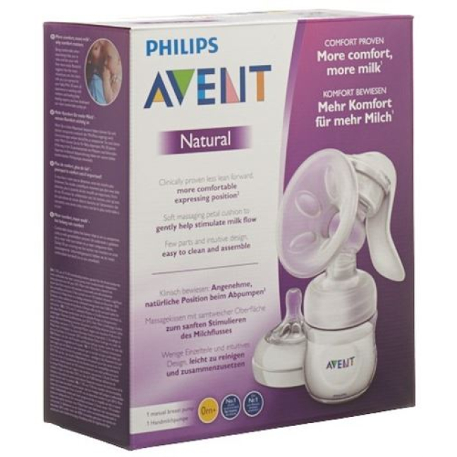 Avent Philips ročna prsna črpalka Comfort Natural