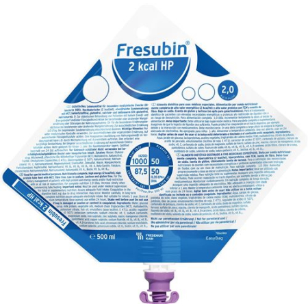 Fresubin 2 kcal HP குழாய் உணவு 15 EasyBag 500 மில்லி