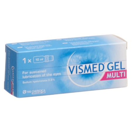 VISMED Gel 3 mg / ml Multi hidrogel umidificante do olho Fl 10 ml